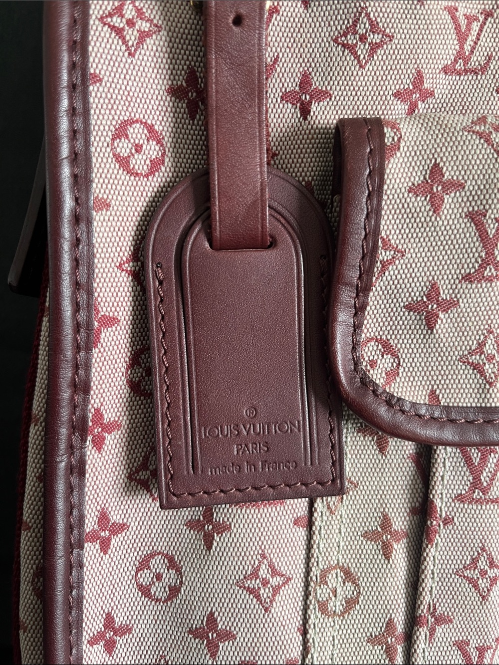 Louis Vuitton Pink and Burgundy Monogram Crossbody Bag - Picture 3 of 11
